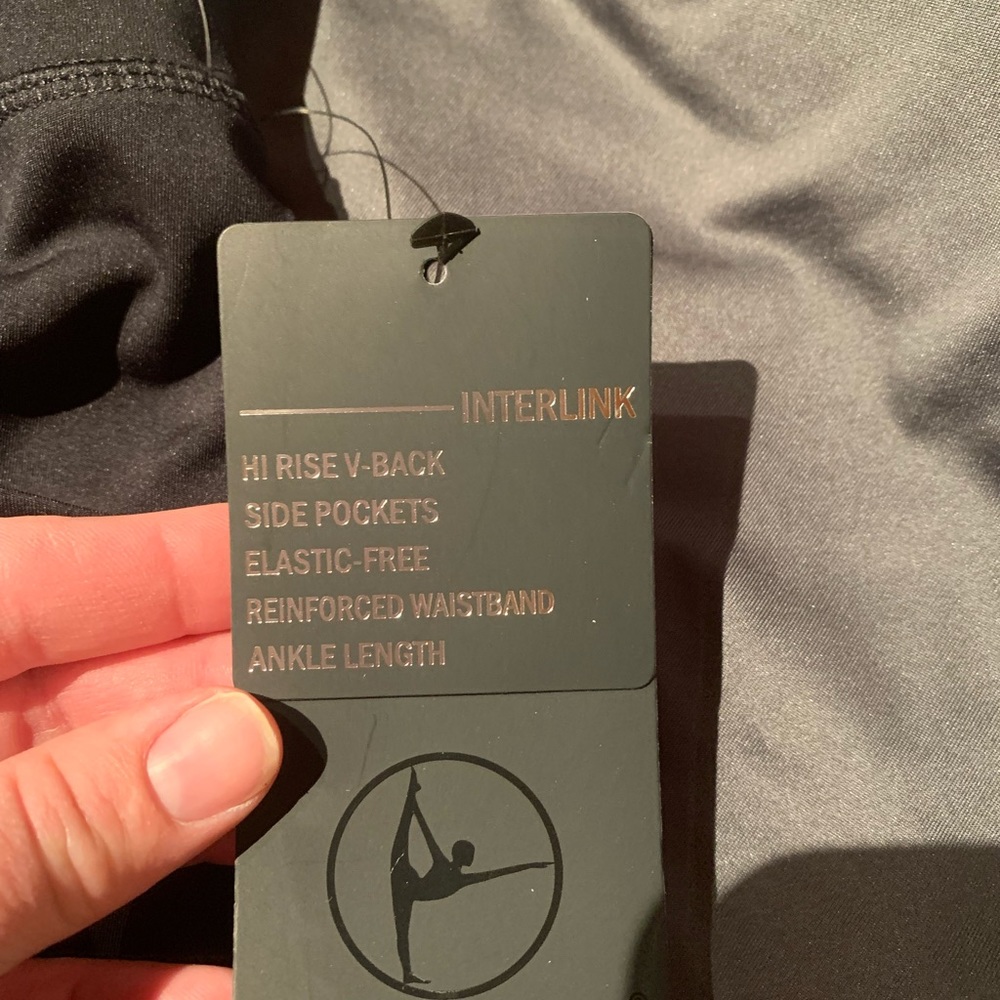 Brand new w/tags black, ankle length without pants.